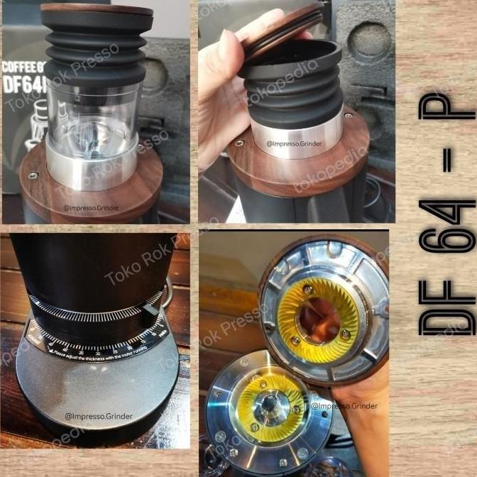 New- DF 64 P Grinder Elektrik Khusus Espresso - Titanium Burr