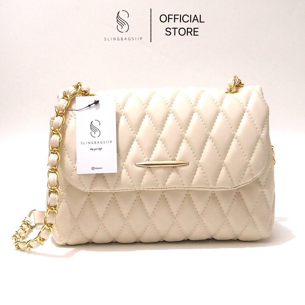Tas Selempang & Bahu Wanita PREMIUM KAYLA BAG - Shoulder Bag Wanita Model Tas Bahu Tali Rantai