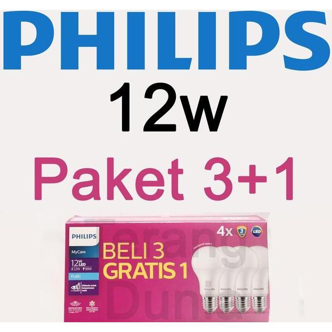 TERMURAH - Philips lampu led 12w Paket Lampu Philips LED 12w Paket 12w Philips