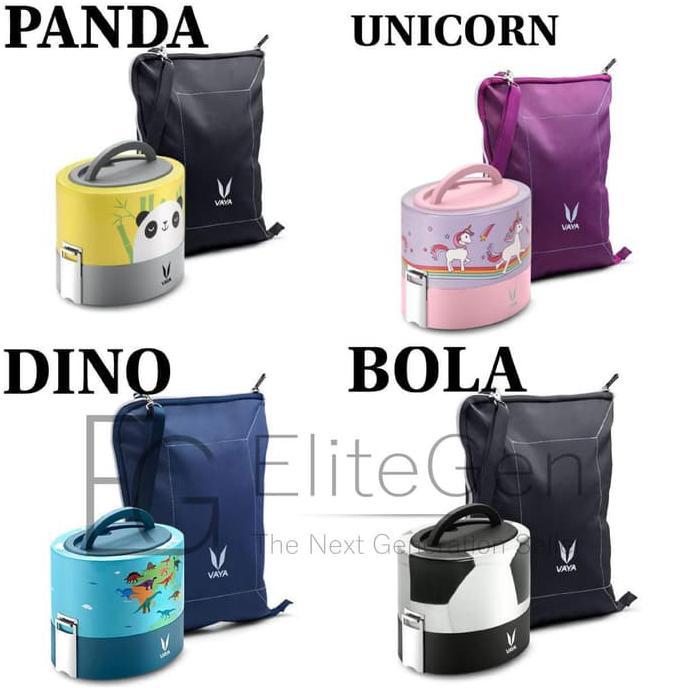 ~Harga Special~ Vaya Lunch Box 600Ml Rantang Stainless Steel - Ungu Murah + Buruan Sebelum Kehabisan