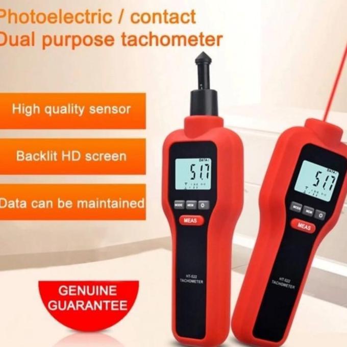 NUWAX Digital Tachometer HT-522 Two-in-one Digital Tachometer HT522