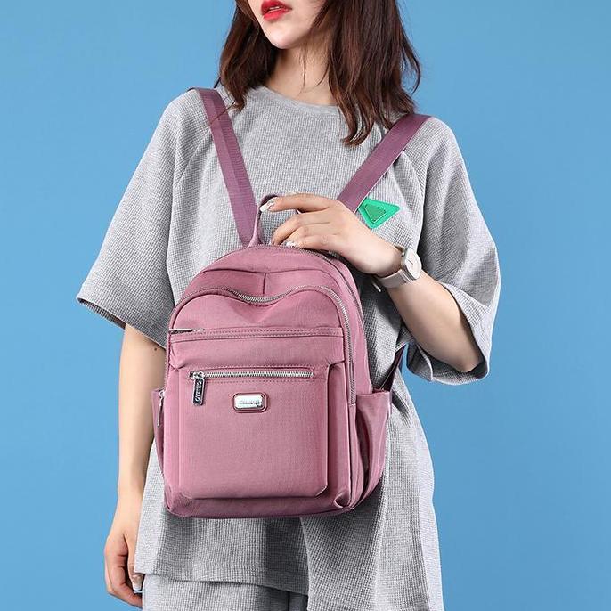 Key- Chibao - Tas Ransel Chibao 1875 Tas Ransel Wanita Original Nilon Waterproof