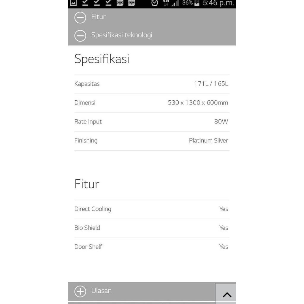 New- Freezer LG GN-INV304SL INVERTER 6 RAK lemari es pembeku es batu kulkas