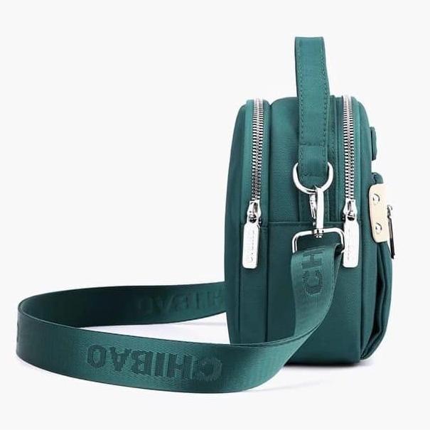 Sylviaori- Tas Selempang Wanita Import Chibao Bahan Kanvas 8220