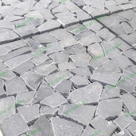 New- Kris Stone Deck Tile Deck Taman Tile Outdoor 30x30 cm Batu Hitam