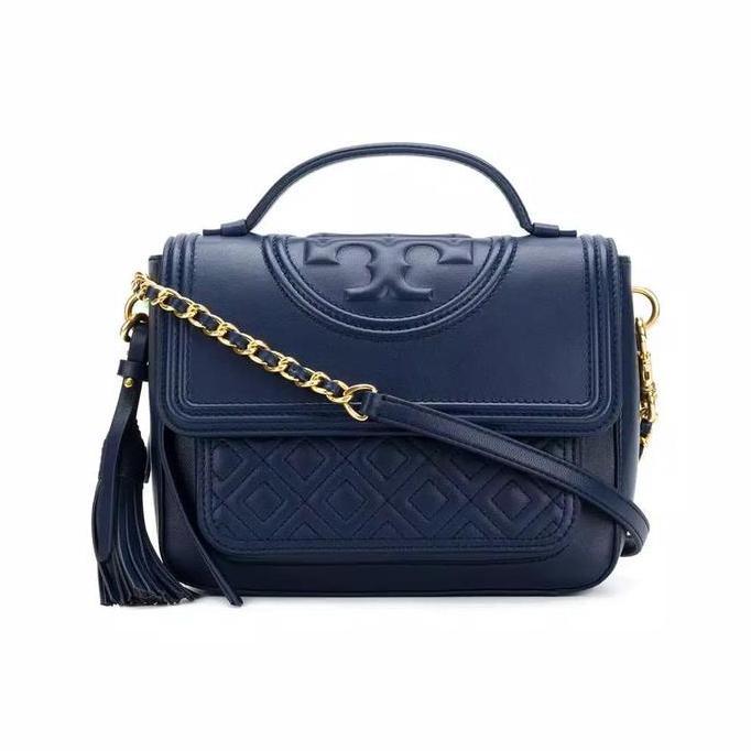 Tas Wanita Tory Burch Fleming Satchel Orinal