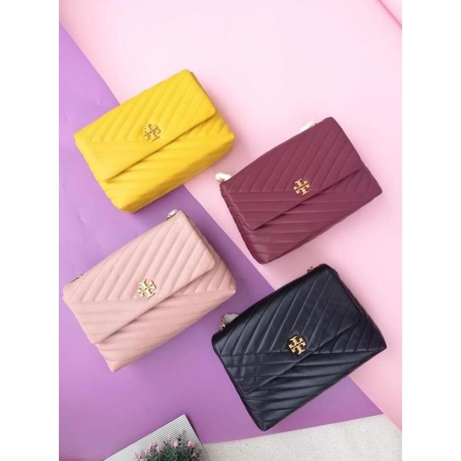 TB Kira Chevron Flap Shoulder Bag