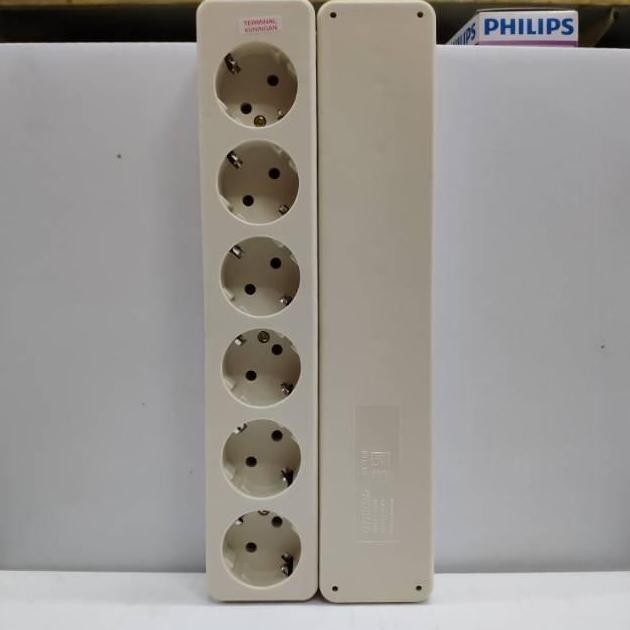 Stop Kontak Arde 6 Lubang Uticon Stop Kontak 6 Lubang Non Cp Uticon