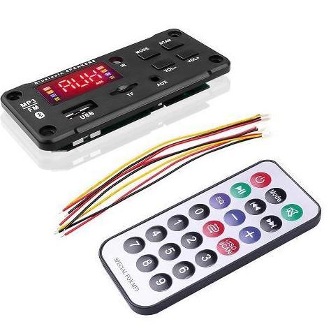 KIT MODUL MP3 PLAYER BLUETOOTH WIRELESS 5.0 MODULE DECODER SPEAKER AUDIO BOARD CAR DIGITAL DISPLAY L