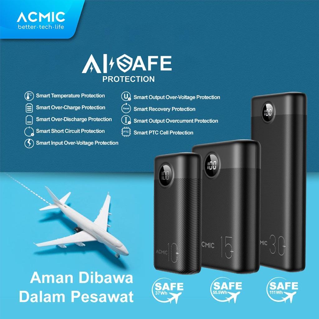 Acmic Digimax 10000Mah Powerbank Mini 22.5W Fast Charging Type C