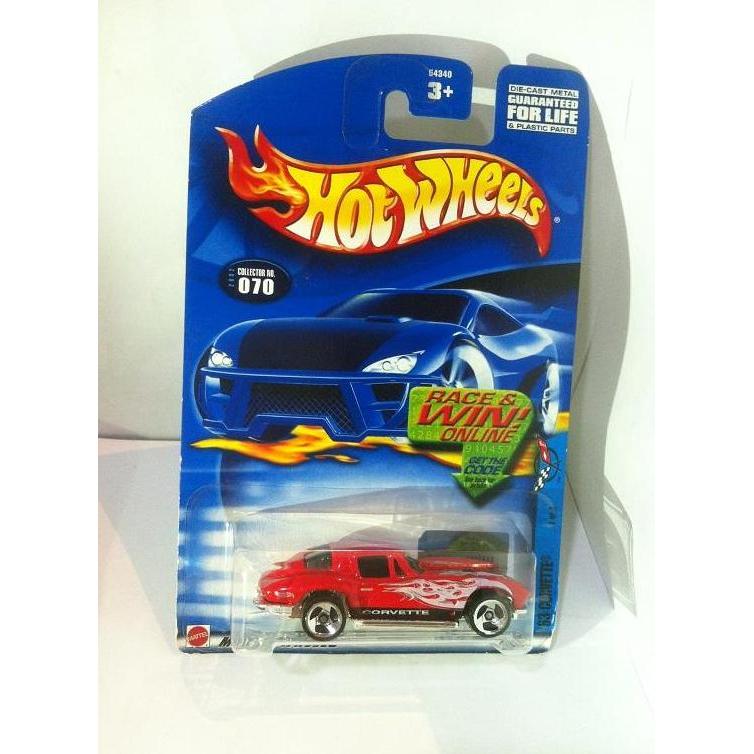Hot Wheels. 2002 Corvette - Split Window 63 Corvette MATTEL