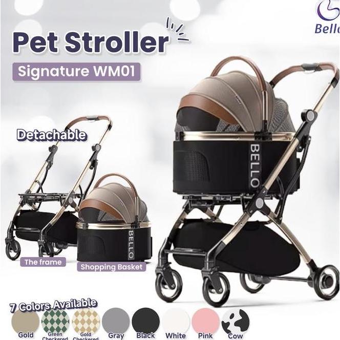 Bello Pet Stroller Detachable Wm01