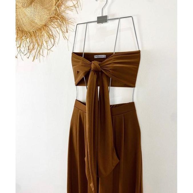 Savana Beachwear IVETTE Set baju pantai wanita bali celana panjang trousers outfit Kulot Loose Stret