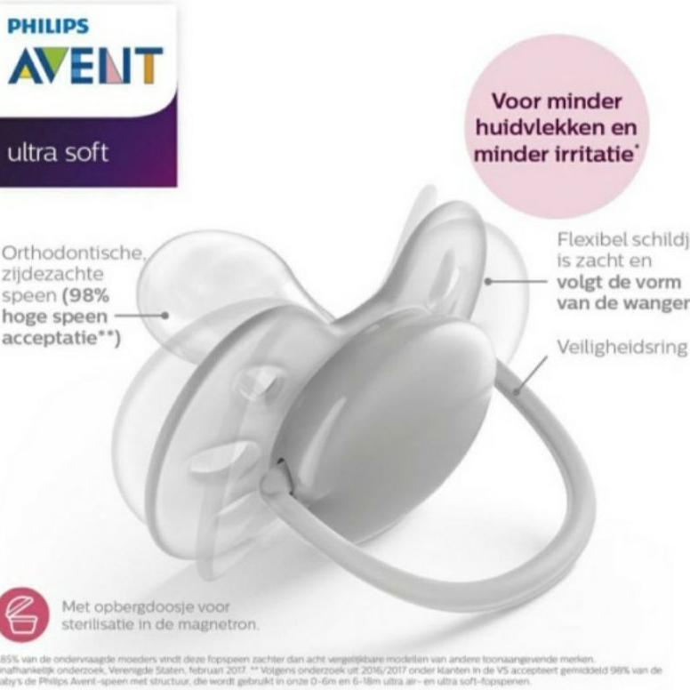 PROMO TERBARU Empeng Philips Avent Newborn 0-6m soother Pacifier Philips Avent Box / empeng bayi ave