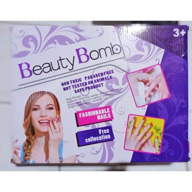Beauty Bomb Mainan Anak Make Up Fashion Girl Lol Nail Art Kutek Kuku Untuk Usia 3+ Tahun Aman Tanpa 