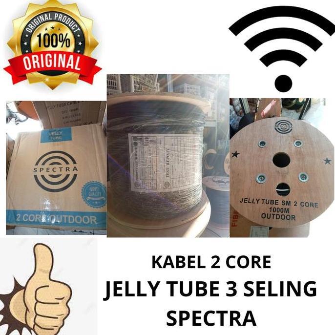 TERMURAH - KABEL 2 CORE 3 SELING JELLY TUBE SPECTRA