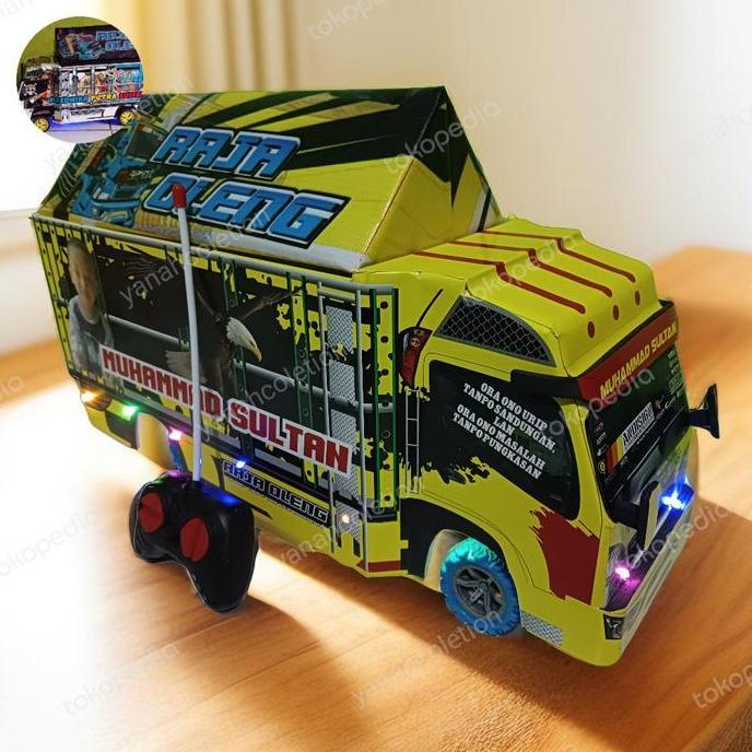 miniatur truck oleng remot jumbo Kode 1437