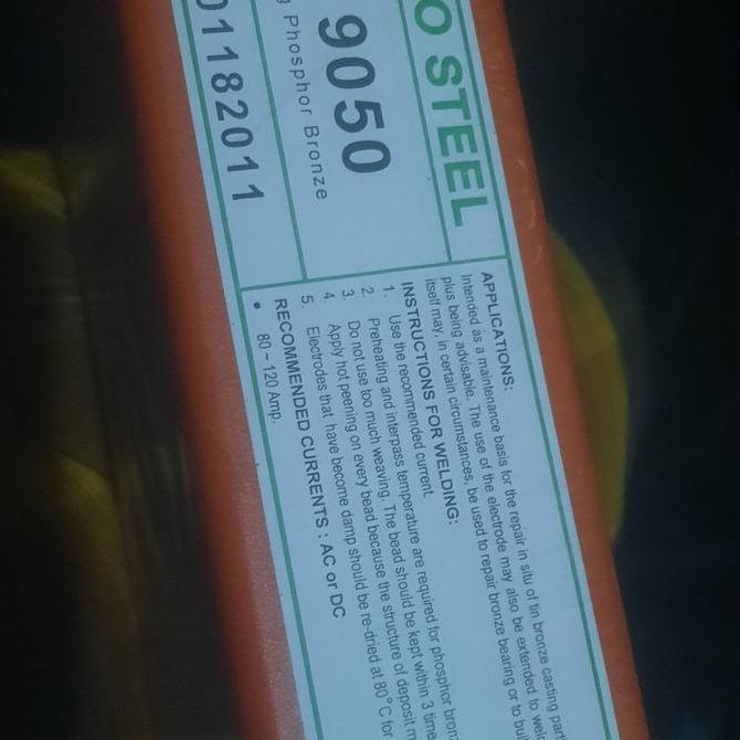 jual kawat las Nikko steel Bronze phose/NS 9050 ukuran 3.2mm-kab.surab