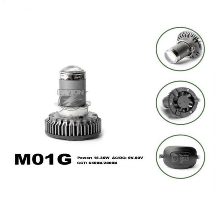 LAMPU UTAMA MOTOR LED M01G LASER RTD RAYTON 2 COLOURS