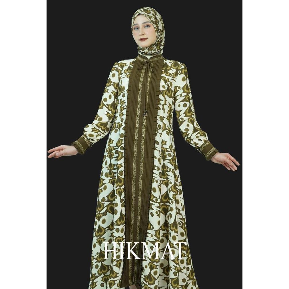 HIKMAT FASHION ORIGINAL A1393 ABAYA HIKMAT NOERBUTIKMUSLIM