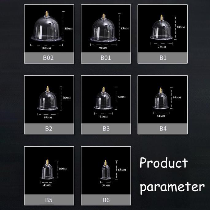 ZANLOZ Gelas Bekam Alat Kop Angin Bekam Punggung Terapi Alat bekam Tradisional Masuk Angin Alat Kop 