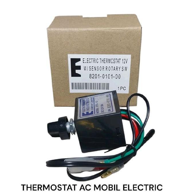 Thermostat Electric Digital Termostat AC Mobil Universal 12V model Elektrik Berkualitas