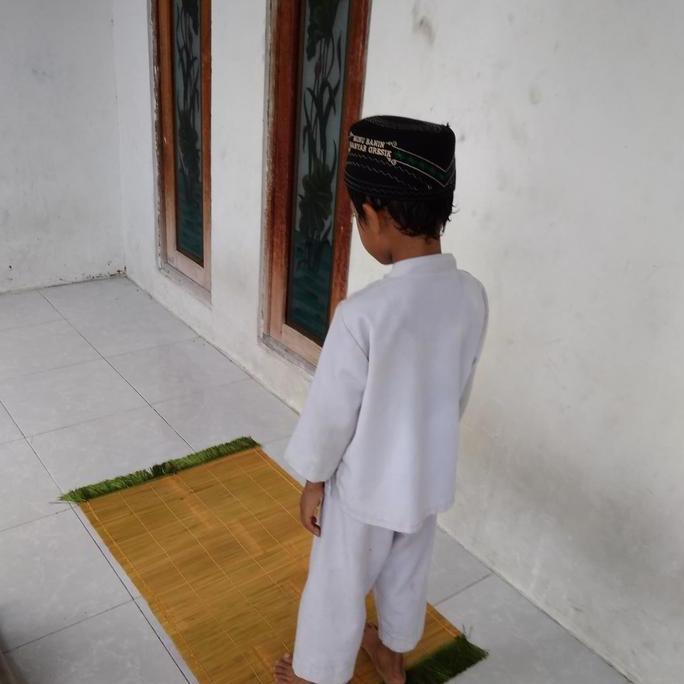 alas tikar gelaran bambu multi fungsi