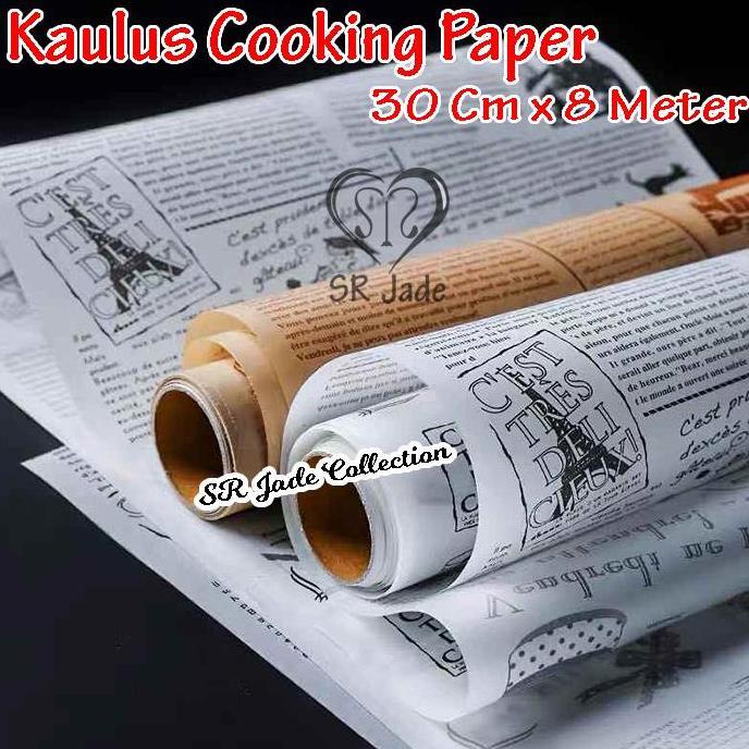 Kuekue- Kaulus Baking Paper Cooking Paper Newspaper Vintage Kertas Roti Baking