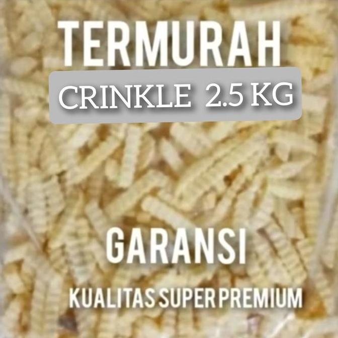 Kentang Goreng Crinkle Cut 2,5Kg. Kentang Beku