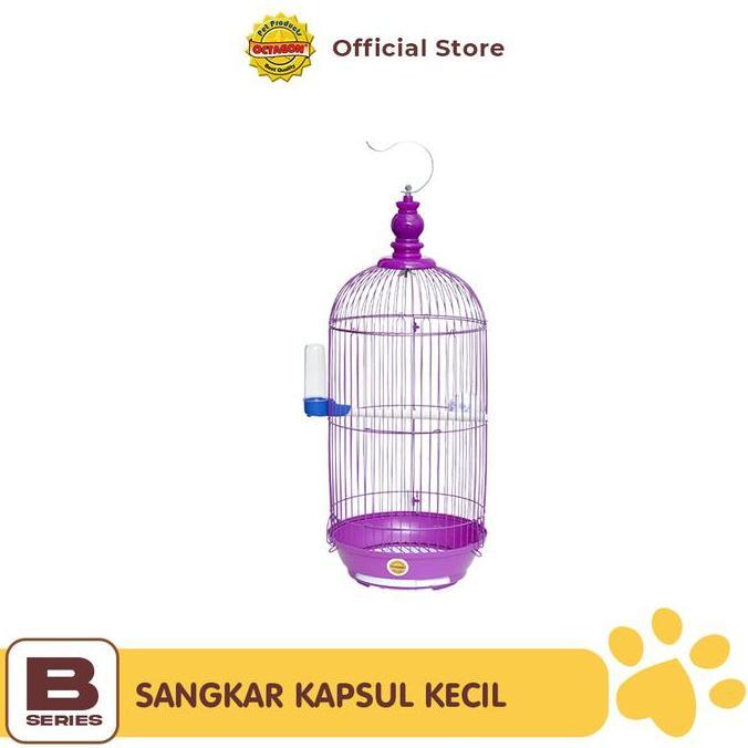 ASLI OCTAGON Kandang Burung Kecil Dia. 23 x 63cm | Kandang Pleci | Sangkar Kapsul B-345 READY STOCK