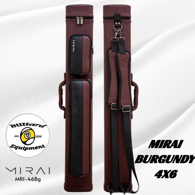 Mirai 4x6 - Burgundy | Tas Billiard | Cue Case Billiard