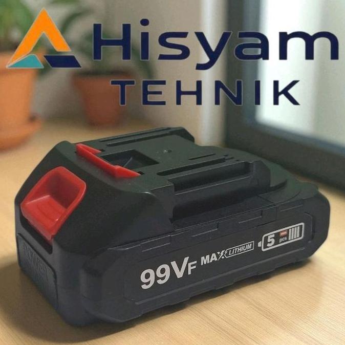 Baterai Impact Wrench Cordless Apr 99Vf  Batre Bor Impact Gerinda Apr 99Vf 5Cell