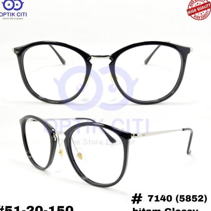 Frame Kacamata Pria Wanita Bulat 7140 Ringan Grade Premium