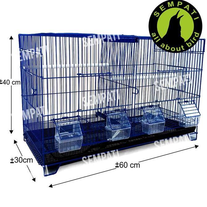 Sangkar Kandang Umbaran Sekat Size 60x30x40 Kandang Ternak Burung Lovebird Sugar Glider Iguana Tupai