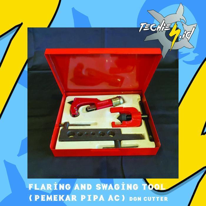 Flaring & Swaging Tool (Pemekar Pipa Ac) Dengan Cutter Original Dan Terpercaya