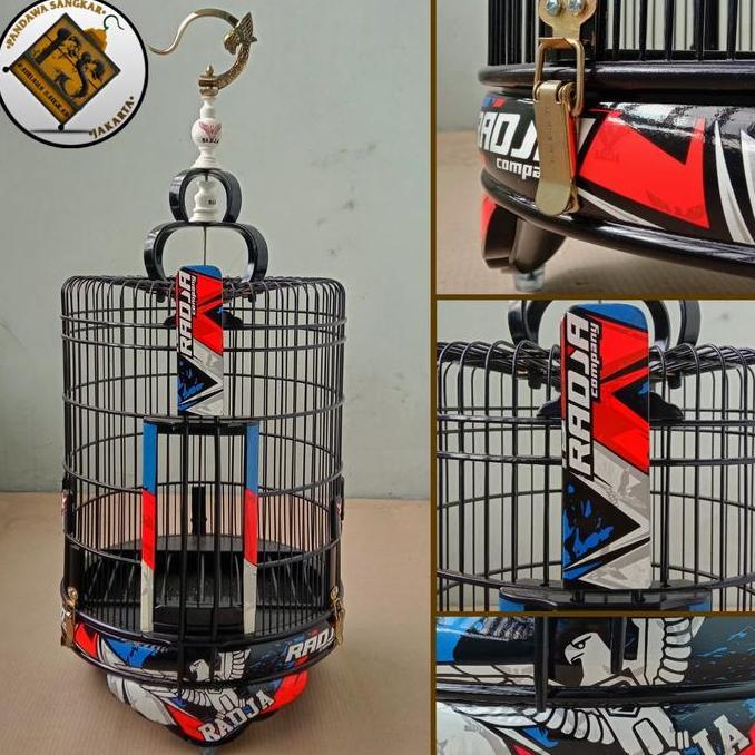 SIAPKIRIM SANGKAR/KANDANG ANIS RADJA DECAL MERAH READY STOCK