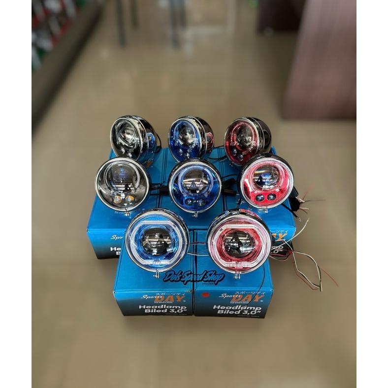 LAMPU BILED DAY SET BATOK CB125 RGB BILET SET BATOK CB 125 DAY BATOK CB125 SET LAMPU BILED BY SPORTS