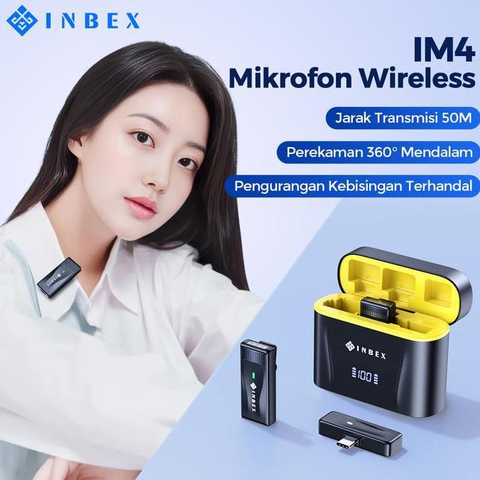 Musiq- Inbex Microphone Wireless Mic Wireless Shure Clip On Mikrofon Lavalier