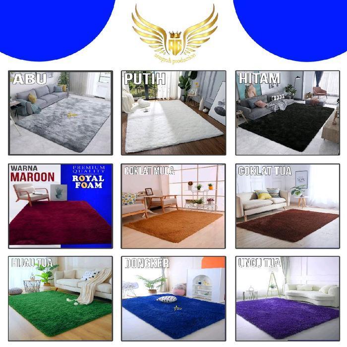 Karpet Bulu Lantai Ukuran Besar 200X160Cm
