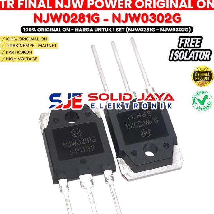 Terpopuler- Tr Transistor Final Njw0281 Njw0302 G Original Njw0281G Njw0302G Njw 0281G 0302G 0281 03