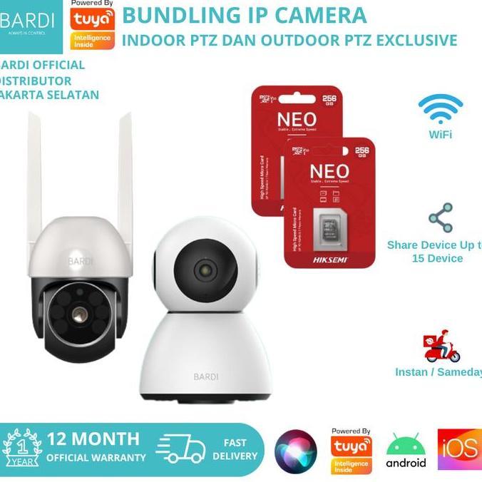 BARDI IP Camera Indoor Outdoor PTZ CCTV Smart Bundle CCTV BARDI