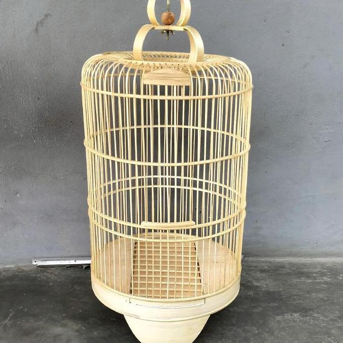 DISKON SANGKAR CUNGKOK KENARI BULAT BIASA (DM 30CM) TARIK READY STOCK