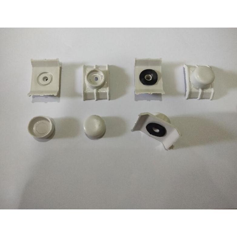 TERBARU` OFFICIAL ROOFSEAL PERSEGI PUTIH HITAM BIRU / BAUT GENTENG UPVC ALDERON KEKINIAN