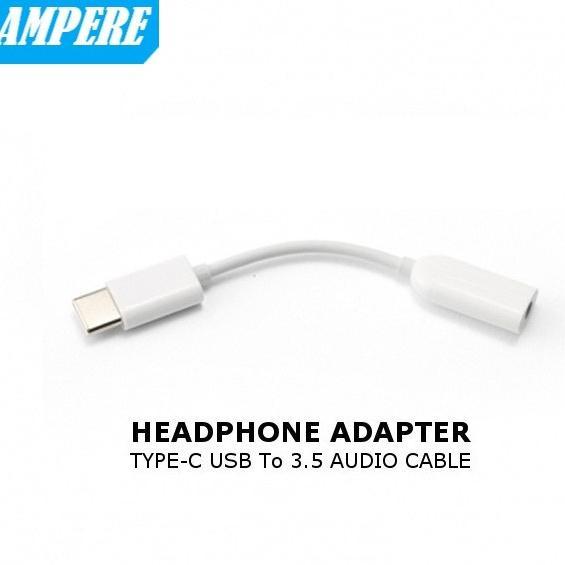 AudioWhell- Converter audio type C to aux 3.5mm USB C HEADSET JACK ADAPTER sambungan XIAOMI 12T 12S 