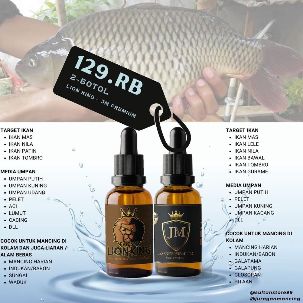 READYGan- [COD TERLARIS] NEW PROMO ESSEN JITU JUARA MANCING | ESEN ESSEN ESSENCE JM PREMIUM - LION K