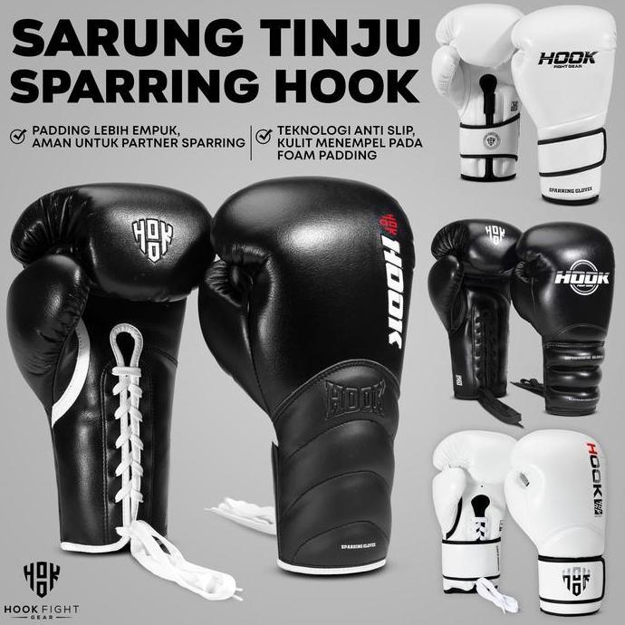 Sparring Gloves Hook Spiral, Sarung Tinju Sparring, Sarung Tinju Hook