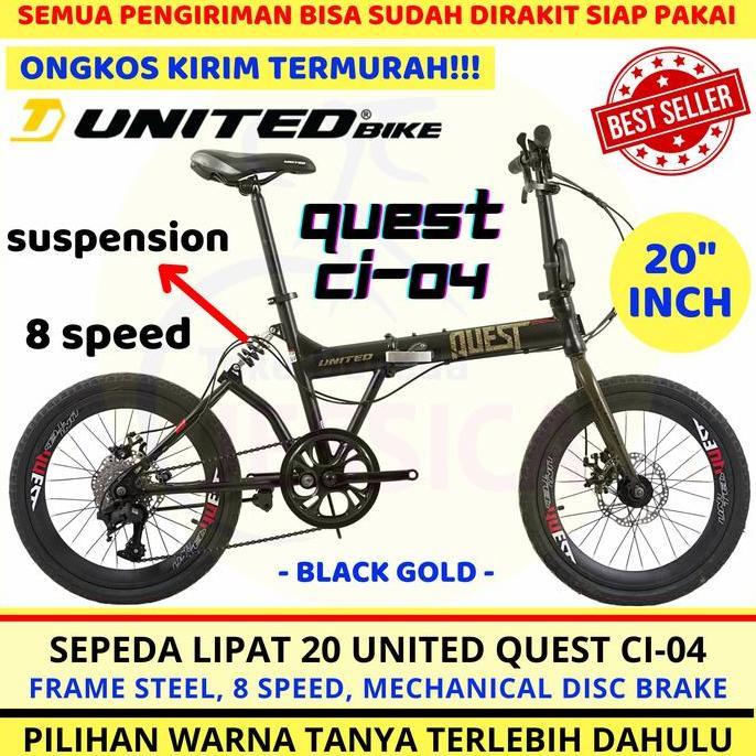 Terlaris Sepeda Lipat 20 United Quest