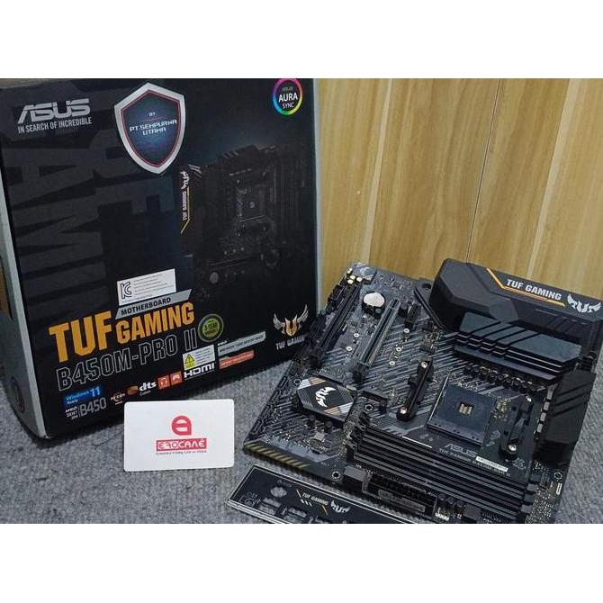 promo Mobo AMD B450 AM4 ASUS TUF Gaming B450M-PRO II support Ryzen 5000 --Terima Tukar Tambah (Upgra