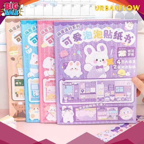 Buku Stiker DIY BEAR Quite Book Beruang Landscape Sticker Ruangan BIGDEAL