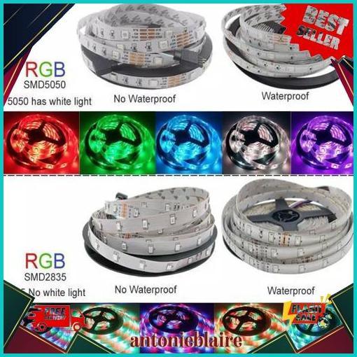 [Waterproof] Lampu led strip rgb 16 warna lampu kamar neon tiktok Ready